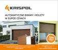 Promocja KRISPOL - Bramy garażowe Vente K2RC Woodgrain Classic E juz od 2263 zł